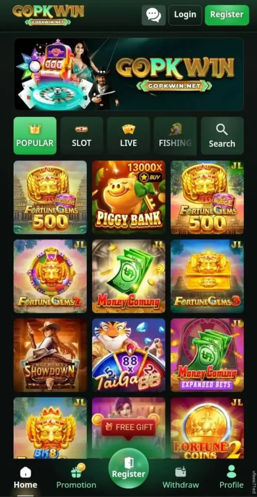 GOPKWIN Game