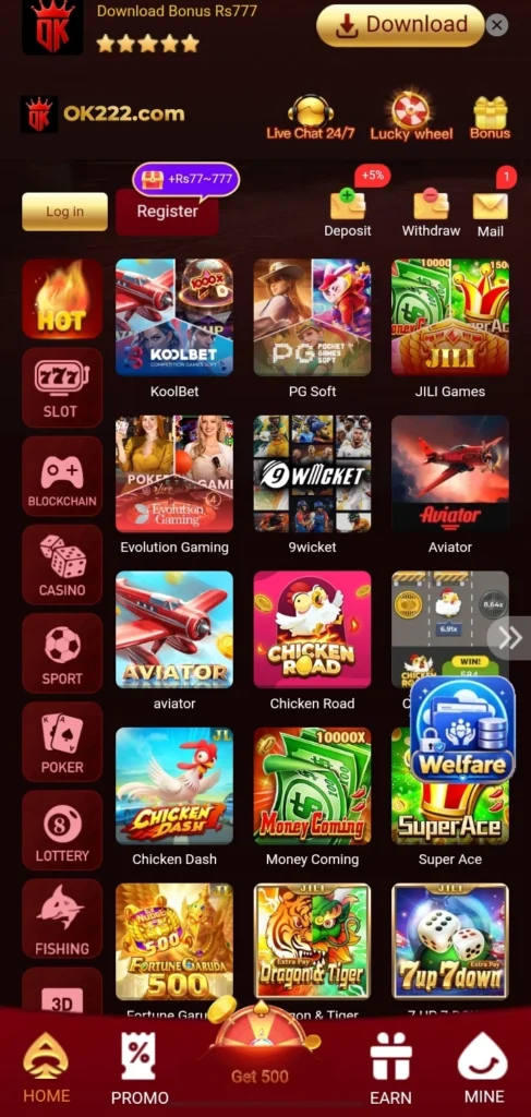 OK222 Game
