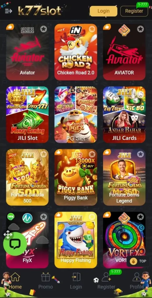 K77 Slots Game